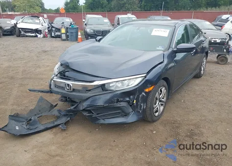 2017 Honda Civic Lx из США, поврежденный, VIN 2HGFC2F5XHH509537